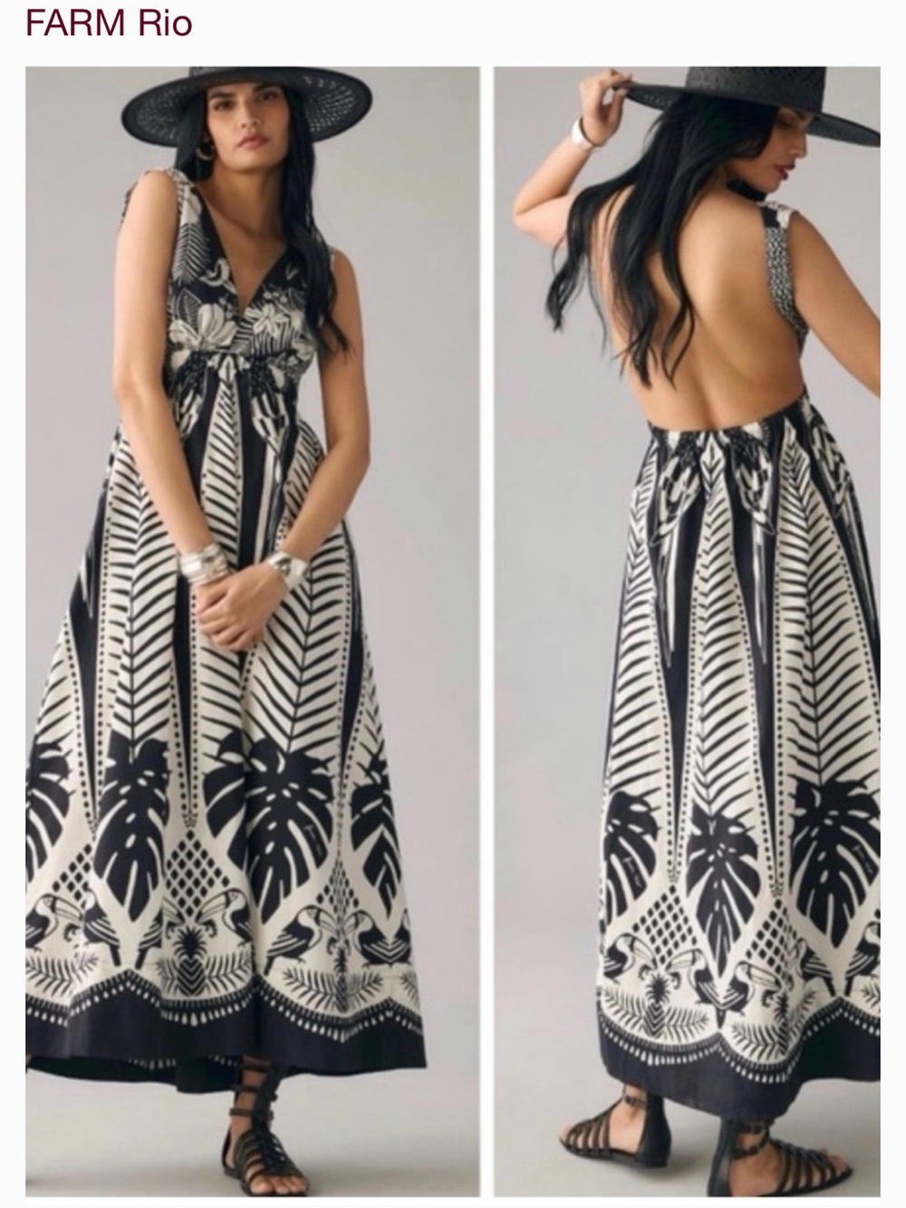 Farm Rio Macaw long dress - Picture 9 of 14